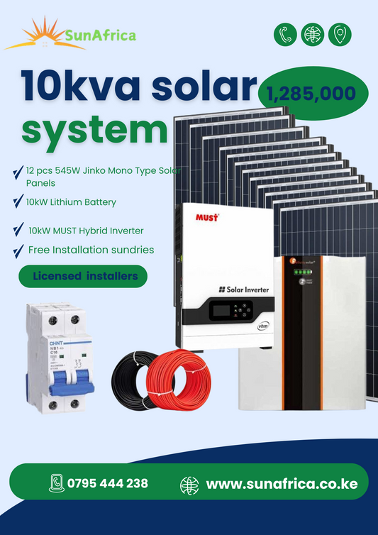 10KVA Solar System - SunAfrica