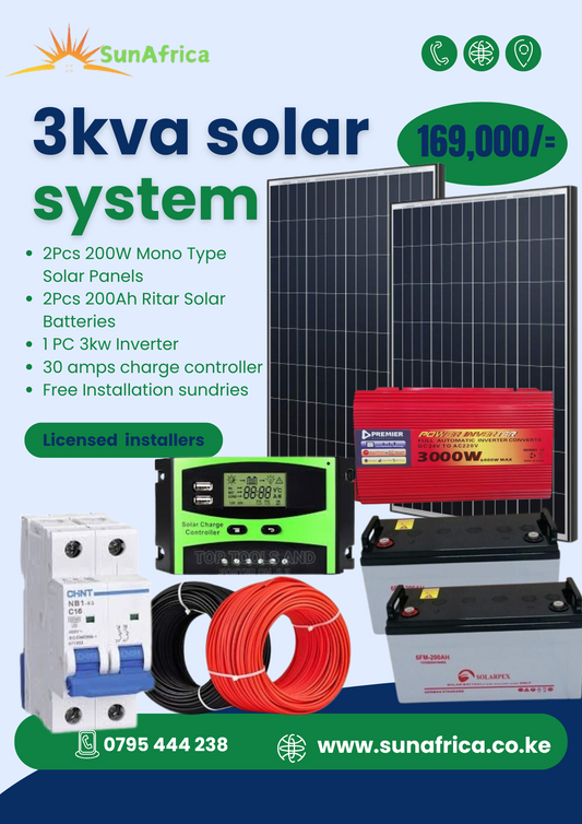 3kva Solar System - SunAfrica