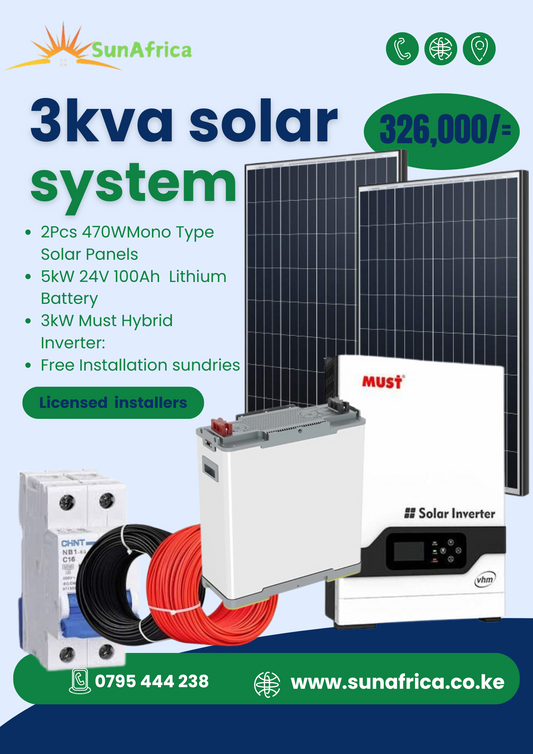 3kva Solar System - SunAfrica