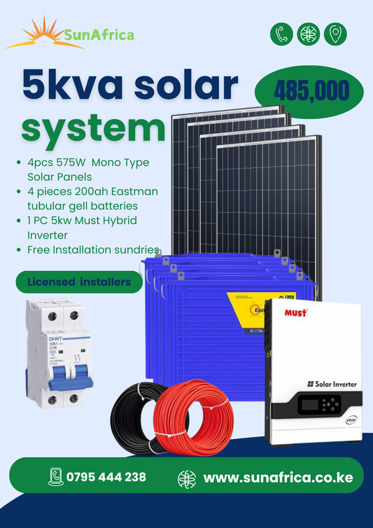 5KVA Solar System Kit - SunAfrica