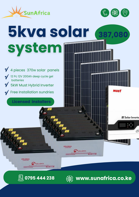 5kva Solar System - SunAfrica